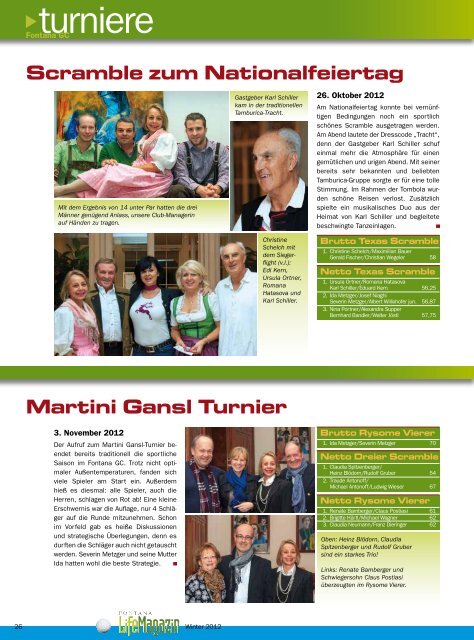 Ausgabe 03/2012 - Golfclub Fontana