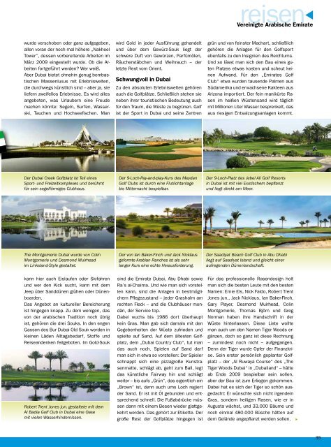 Ausgabe 03/2012 - Golfclub Fontana