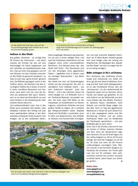 Ausgabe 03/2012 - Golfclub Fontana