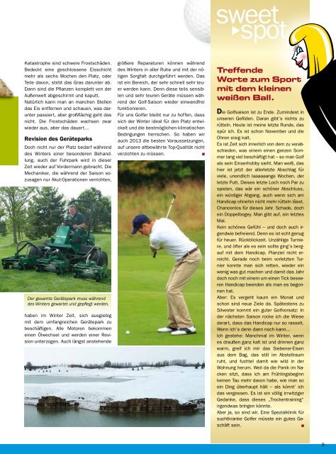 Ausgabe 03/2012 - Golfclub Fontana