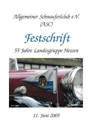 Festschrift - Allgemeiner Schnauferl-Club - Landesgruppe Hessen