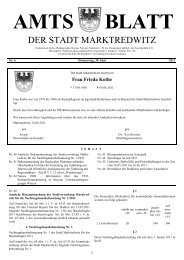 Amtsblatt Nr 06 2013 Stadt Marktredwitz