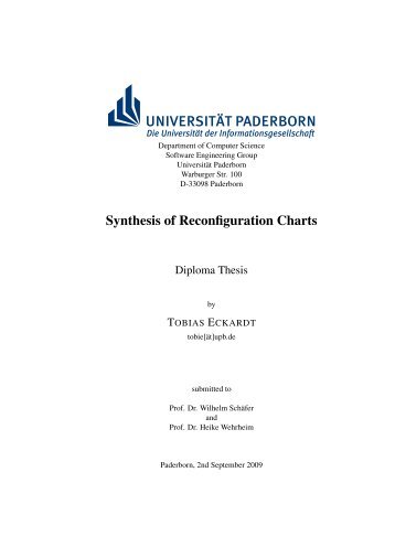 Synthesis of Reconfiguration Charts - Universität Paderborn