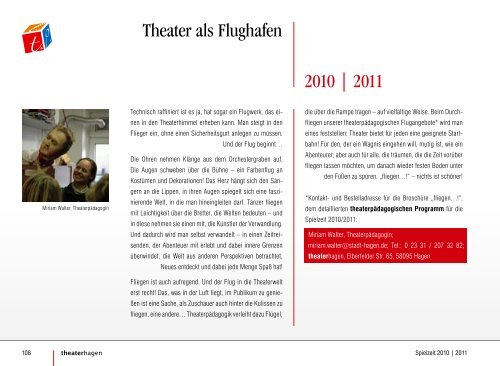SpielZeit 2010 | 2011 - Theater Hagen