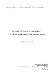 Kinder- und Jugendalter im Stress - kivi eV