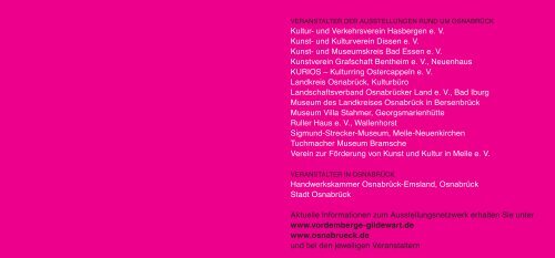 Flyer: Kleine Landpartie zur Kunst - Neue Osnabrücker Zeitung