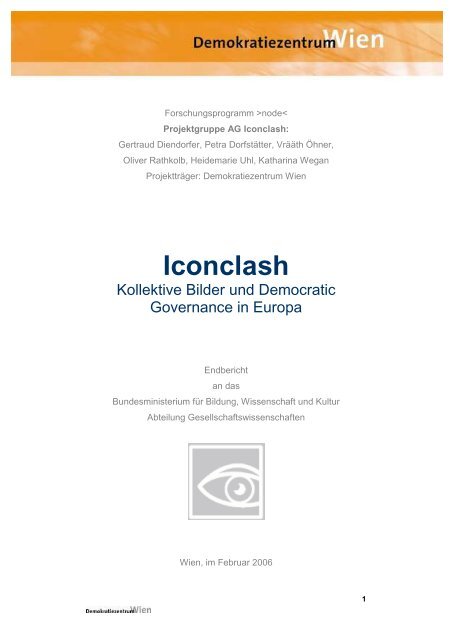 ICONCLASH. Kollektive Bilder und Democratic Governance in Europa