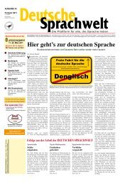 PDF 43 - Deutsche Sprachwelt