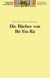 Die Bücher von Bô Yin Râ - Kober Verlag