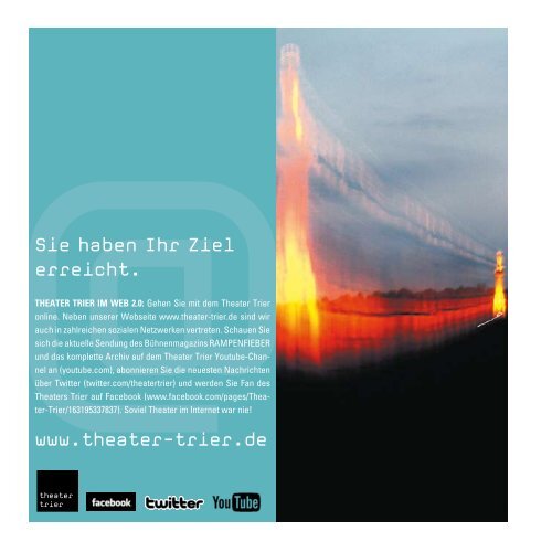 Spielzeitheft 2011.2012 - Theater Trier