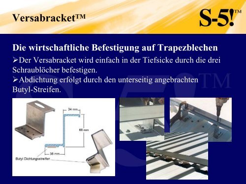 Klemmen von S-5! - CAVA Halbfabrikate AG