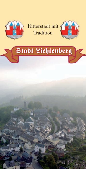 Bürgerinformationsbroschüre-Ritterstadt mit Tradition ... - Lichtenberg