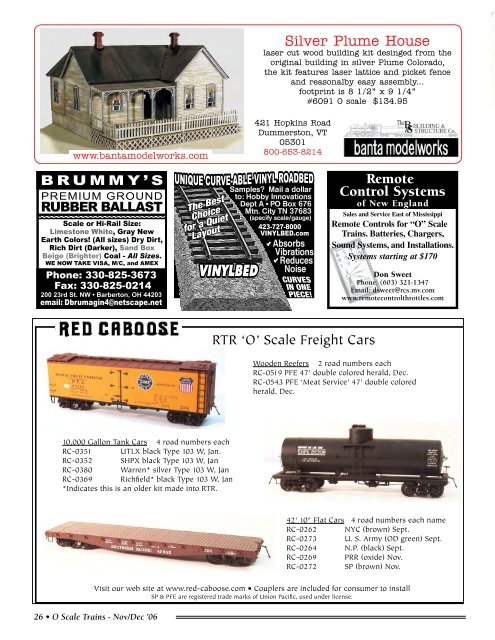 O Scale Trains Magazine Online