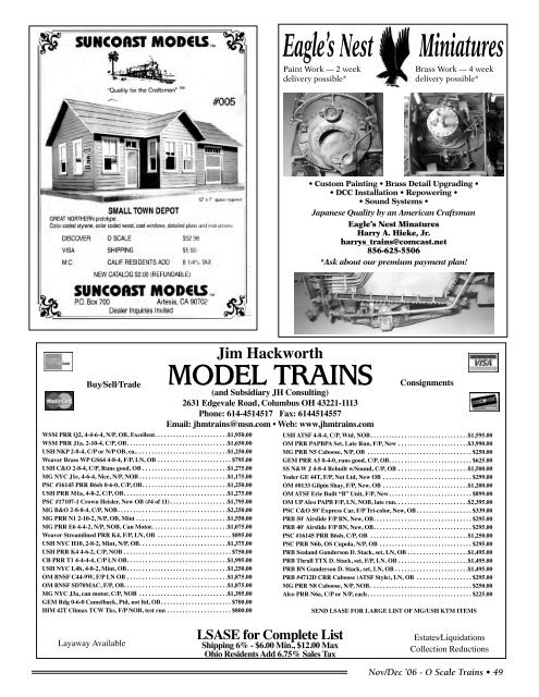 O Scale Trains Magazine Online