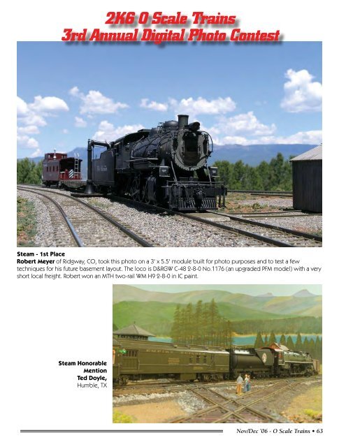 O Scale Trains Magazine Online