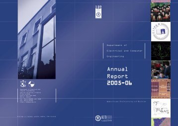 Annual Report 2005-06 - American University of Beirut