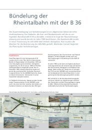 Bündelung der Rheintalbahn mit der B 36 [7 - Mailänder Ingenieur ...