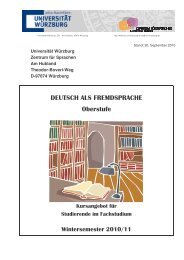 Broschüre Oberstufe WS 1011 - Zentrum für Sprachen - Universität ...