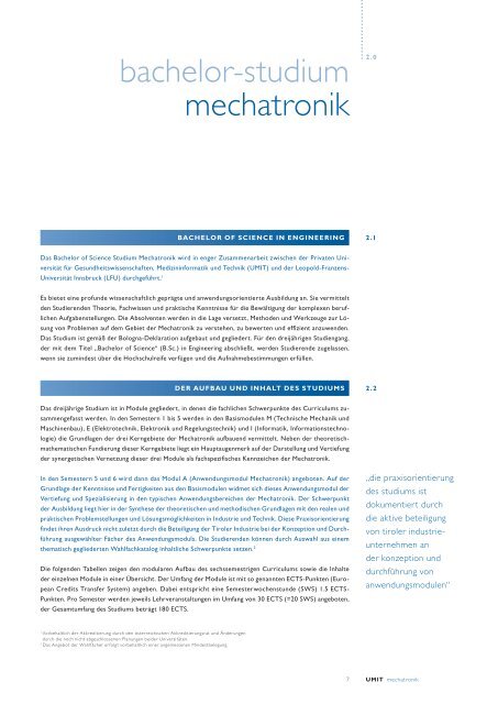 UMIT Hall - Studienplan Mechatronik.pdf