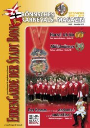 Online Bönnsches Karnevals-Magazin der EhrenGarde-2010-11 ...