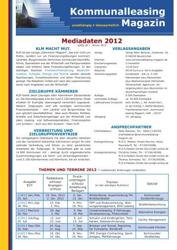 Mediadaten 2012.indd - KOMMUNALLEASING-MAGAZIN