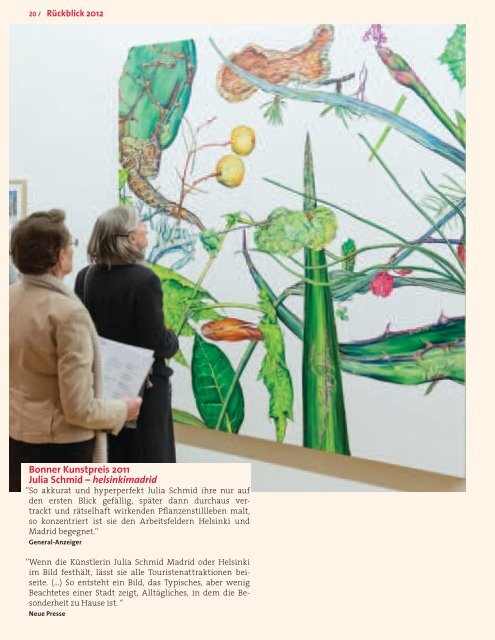 Museumsmagazin 2012 / 2013 - Kunstmuseum Bonn