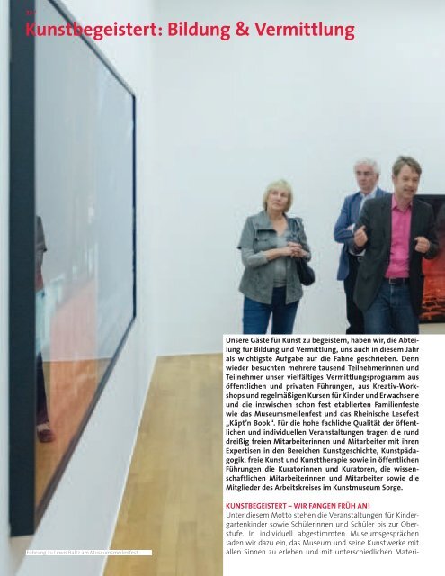 Museumsmagazin 2012 / 2013 - Kunstmuseum Bonn