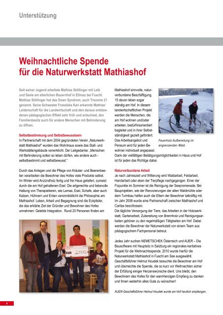 AUER Magazin 2011-01 - AUER - Die Bausoftware GmbH