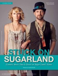 Stuck on Sugarland - Sugar Land Magazine