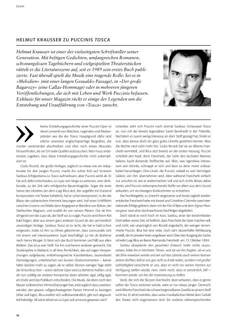 Opernmagazin Januar / Februar 2011 - Oper Frankfurt