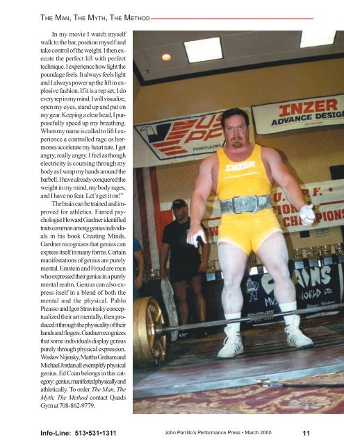 A Monthly Magazine For All Bodybuilding, Fitness And - Parrillo ...