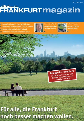 Für alle, die Frankfurt - CDU Fraktion Frankfurt am Main