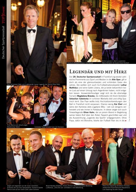 Sportpresseball 2009 - TOP Magazin Frankfurt