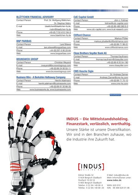 Conference Magazine - GoingPublic.de - Deutsches Eigenkapitalforum