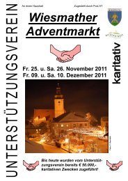 Adventmarkt 2011 - Wiesmath