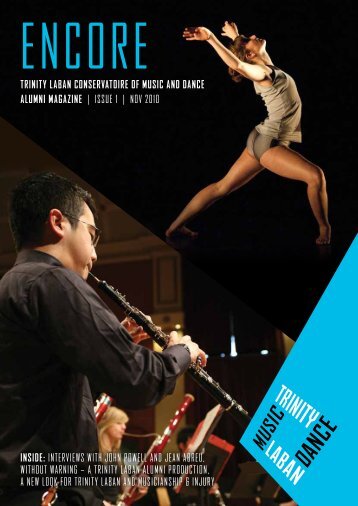 trinity laban conservatoire of music and dance alumni magazine ...