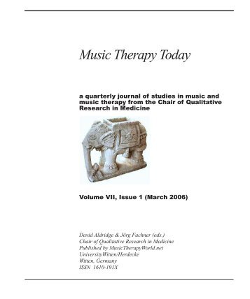 Music Therapy Today - World Federation of Music Therapy