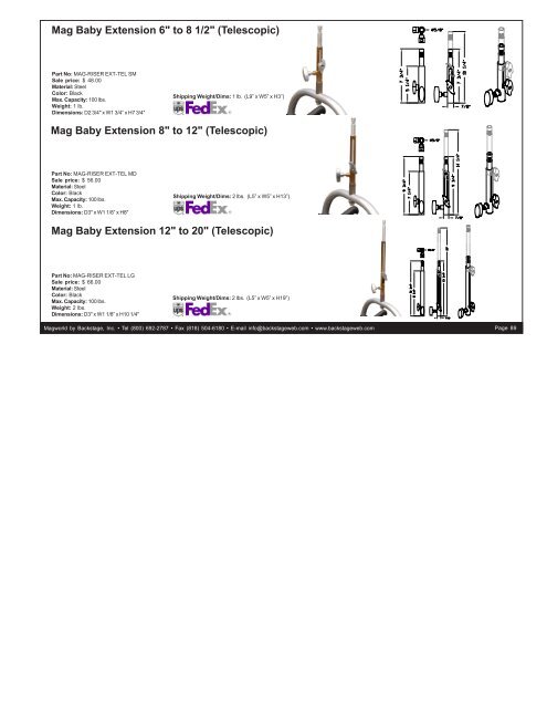 Download Mag World 2012 Catalog - Backstage Equipment