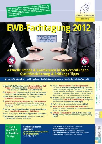 EWB-Fachtagung 2012 - Finanz Colloquium Heidelberg