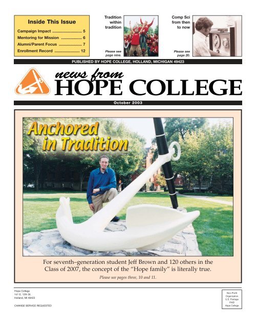 news from - Hope College