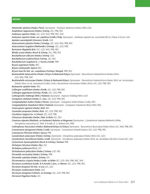 APPENDICES - Nunavik Parks