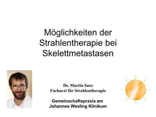 Dr Sure - Strahlentherapie bei Wirbelsäulentumoren