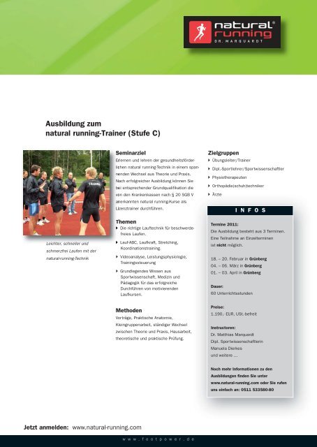 footpower-Seminare footpower-Seminare