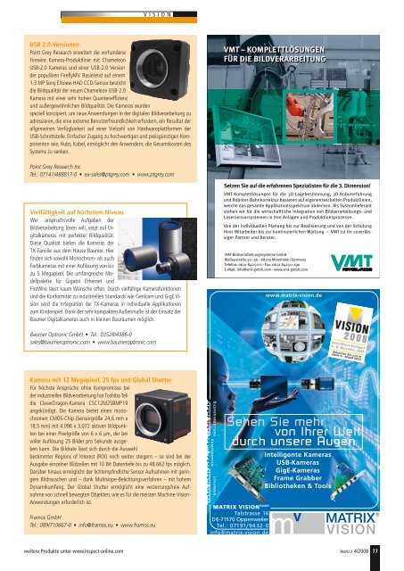 3D-Technologien auf dem Vormarsch ... - GIT Verlag