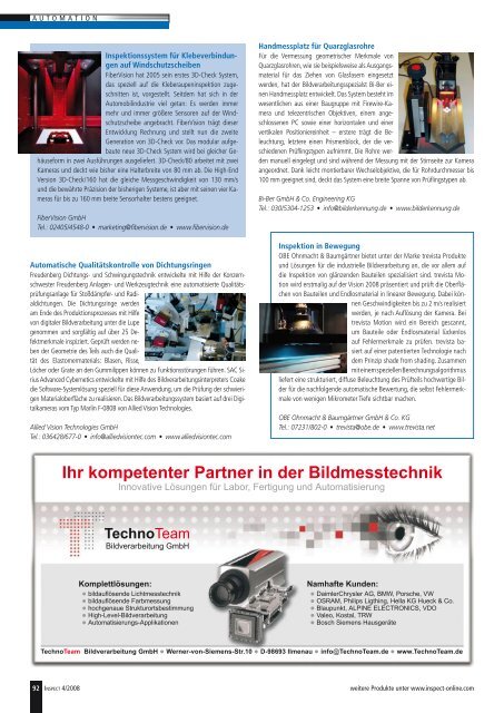 3D-Technologien auf dem Vormarsch ... - GIT Verlag