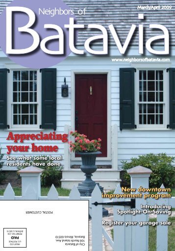 Appreciating your home - Neighbors of Batavia