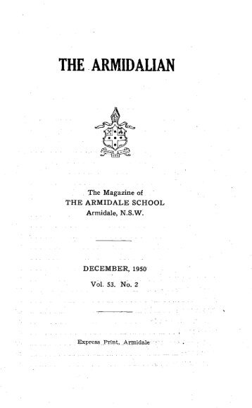 Vol 53 No 2 - The Armidale School