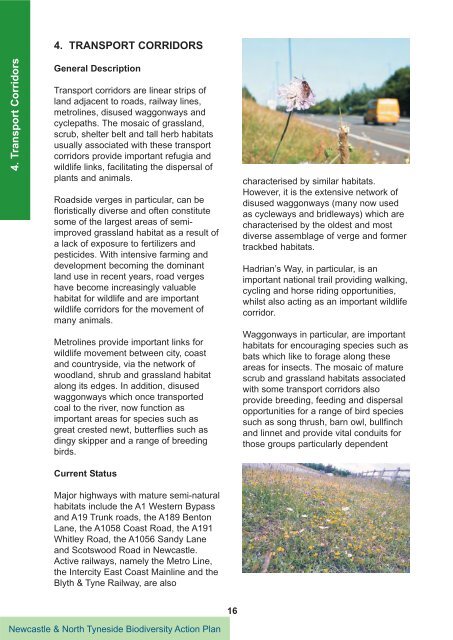 III. Species Action Plans - Newcastle City Council