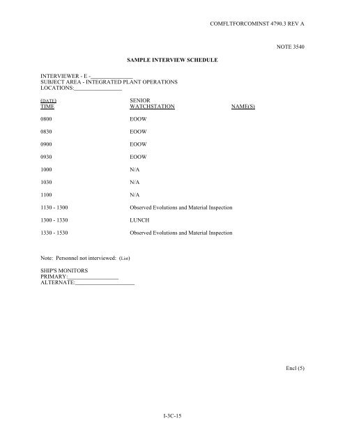 JOINT FLEET MAINTENANCE MANUAL