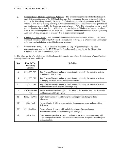 JOINT FLEET MAINTENANCE MANUAL